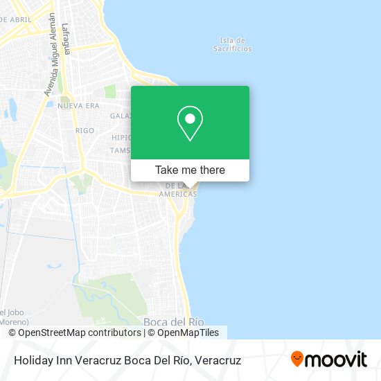 Mapa de Holiday Inn Veracruz Boca Del Río