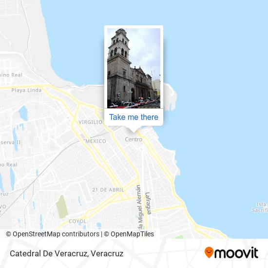 Catedral De Veracruz map