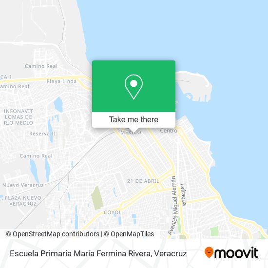 Escuela Primaria María Fermina Rivera map