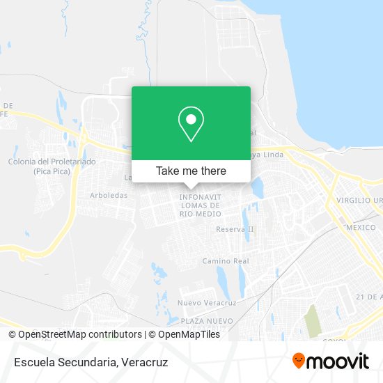 Mapa de Escuela Secundaria