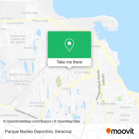 Parque Nucleo Deportivo map
