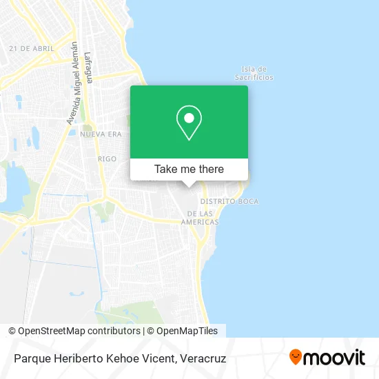 Parque Heriberto Kehoe Vicent map