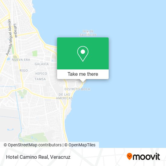 Mapa de Hotel Camino Real