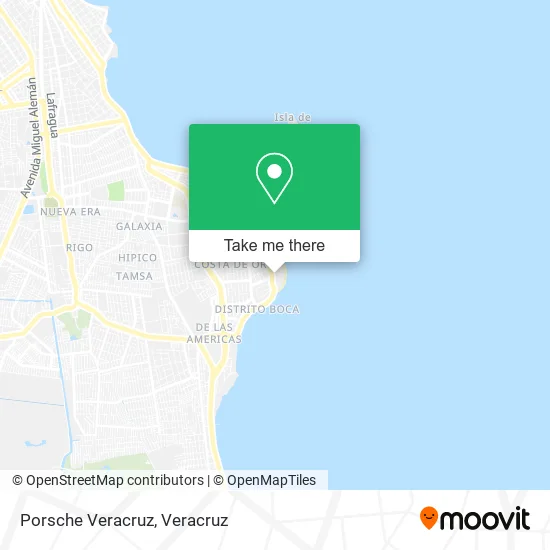 Porsche Veracruz map