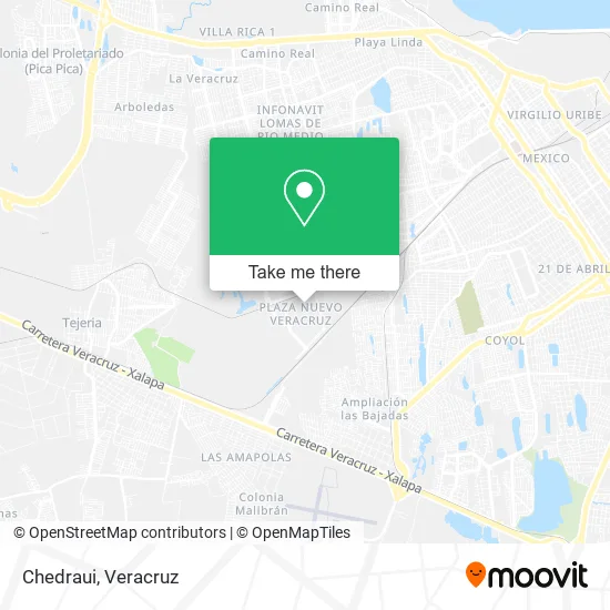 Mapa de Chedraui