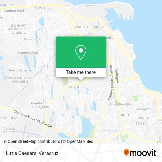 Little Caesars map