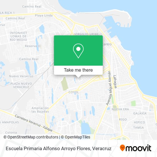 Escuela Primaria Alfonso Arroyo Flores map