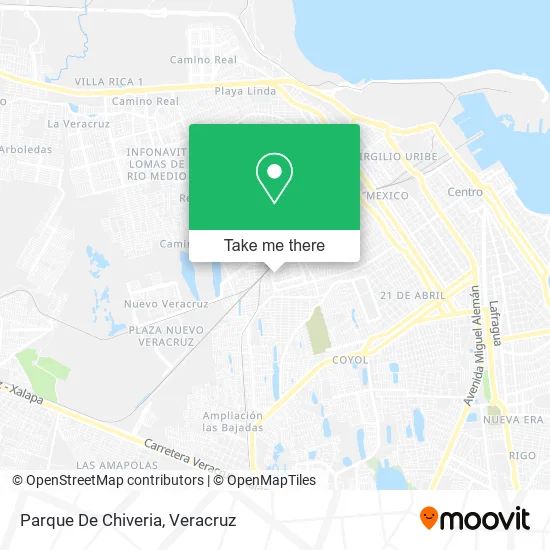 Parque De Chiveria map