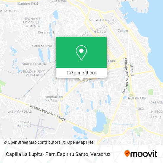 Mapa de Capilla La Lupita- Parr. Espiritu Santo