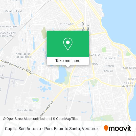 Capilla San Antonio - Parr. Espiritu Santo map