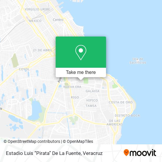 Estadio Luis “Pirata” De La Fuente map