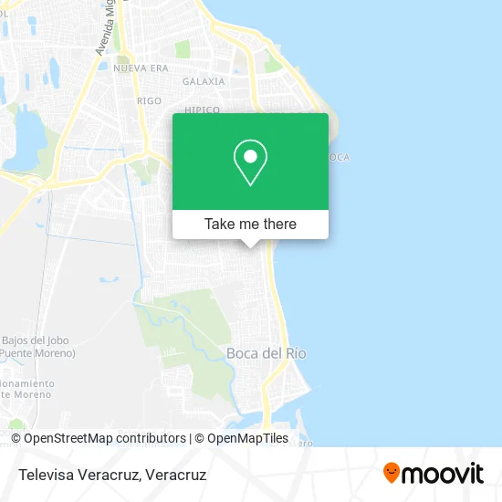 Televisa Veracruz map