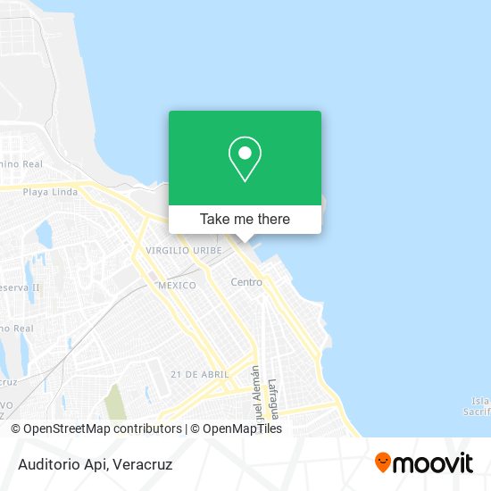 Mapa de Auditorio Api