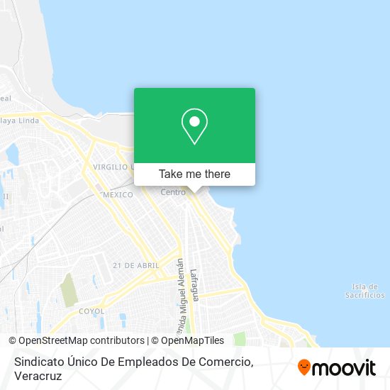Sindicato Único De Empleados De Comercio map