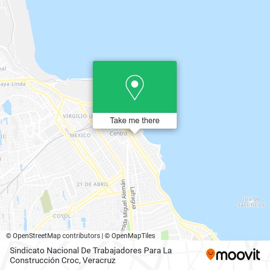 Mapa de Sindicato Nacional De Trabajadores Para La Construcción Croc