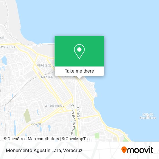 Monumento Agustin Lara map