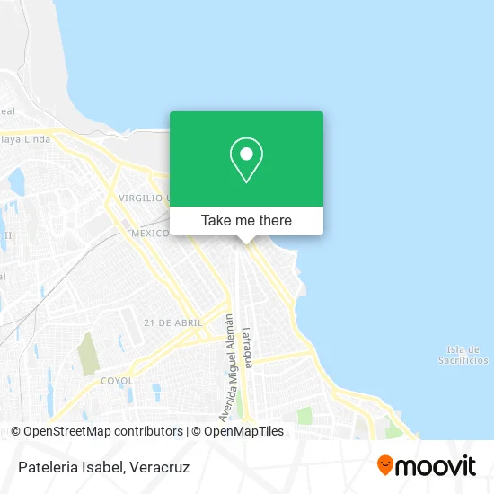 Pateleria Isabel map