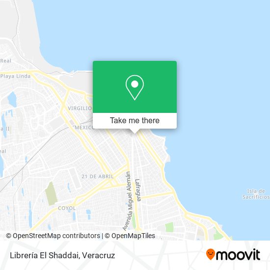 Mapa de Librería El Shaddai