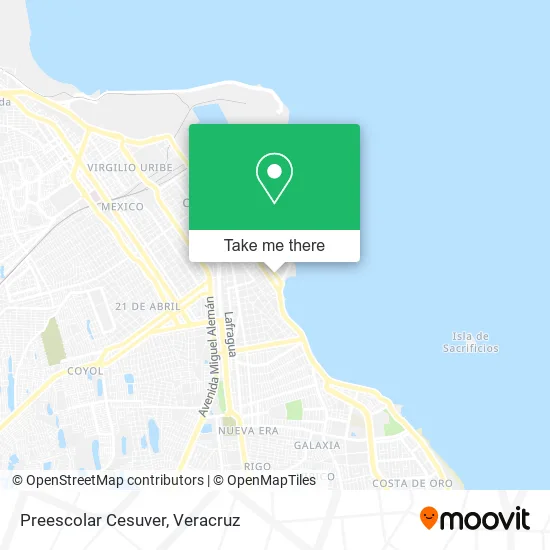 Preescolar Cesuver map