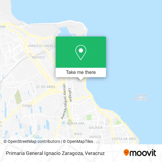 Primaria General Ignacio Zaragoza map