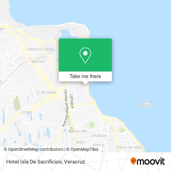 Mapa de Hotel Isla De Sacrificios