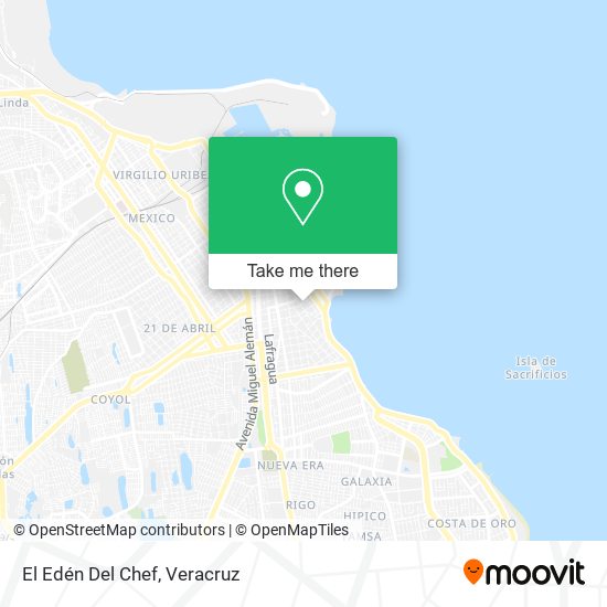 El Edén Del Chef map