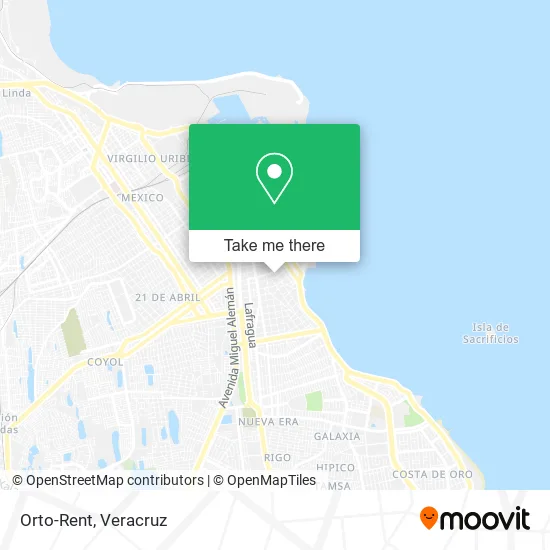 Orto-Rent map