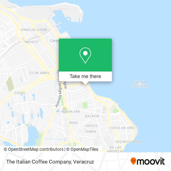 Mapa de The Italian Coffee Company