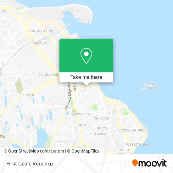 Mapa de First Cash