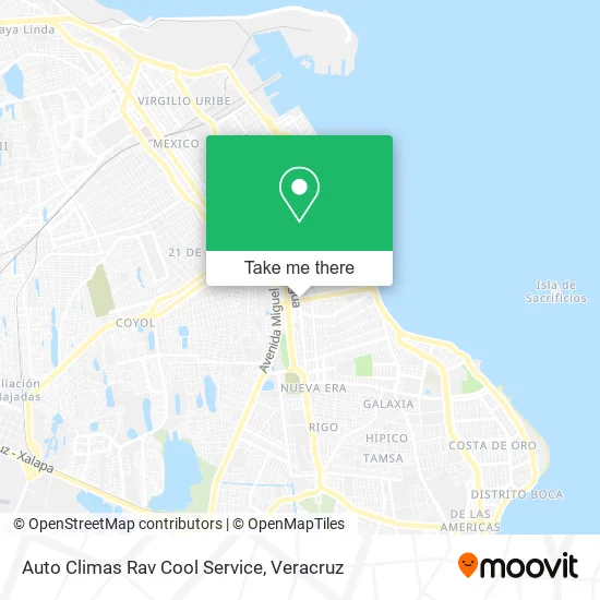 Auto Climas Rav Cool Service map