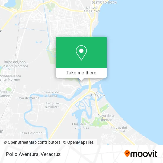Pollo Aventura map