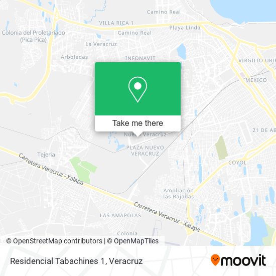 Mapa de Residencial Tabachines 1
