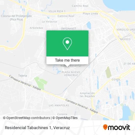 Residencial Tabachines 1 map