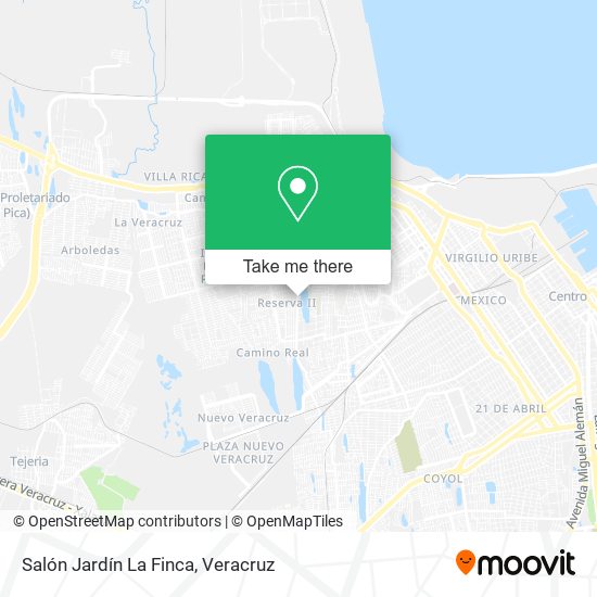 Mapa de Salón Jardín La Finca