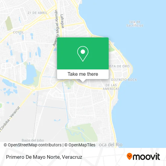 Primero De Mayo Norte map