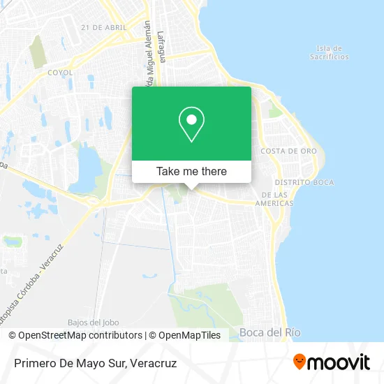 Primero De Mayo Sur map