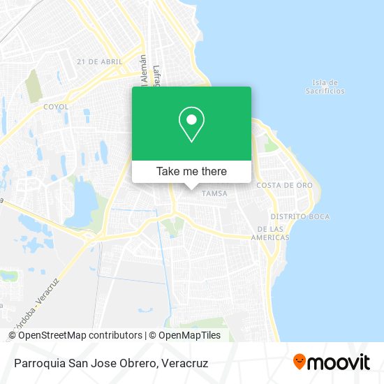 Parroquia San Jose Obrero map