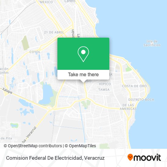 Mapa de Comision Federal De Electricidad