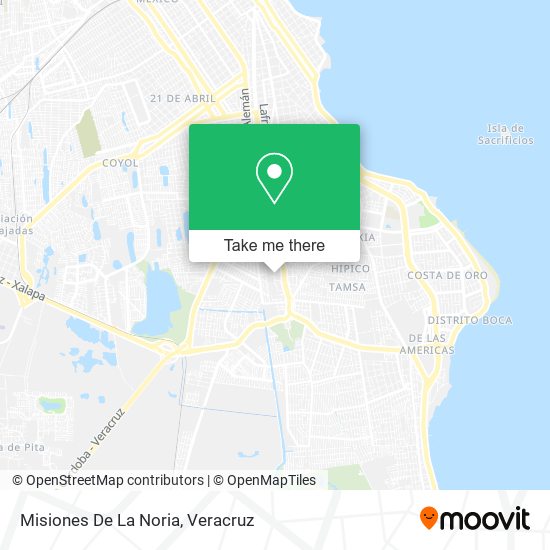 Mapa de Misiones De La Noria
