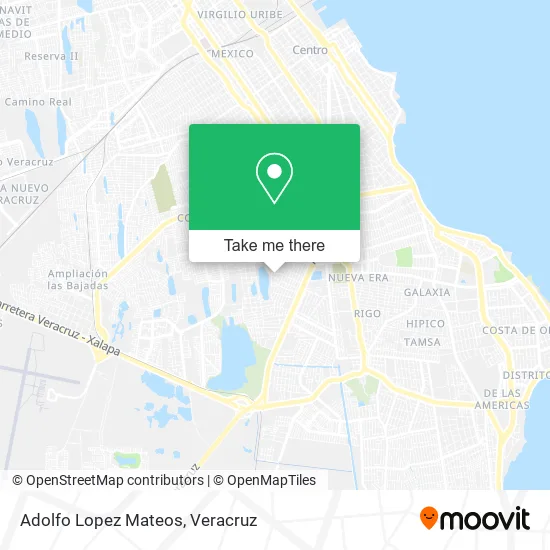 Adolfo Lopez Mateos map