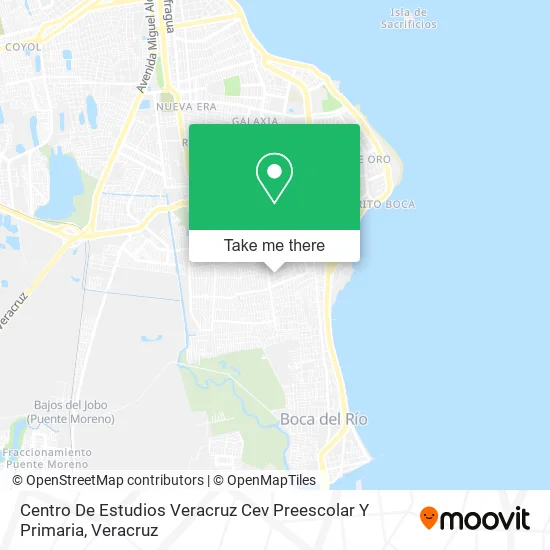 Centro De Estudios Veracruz Cev Preescolar Y Primaria map