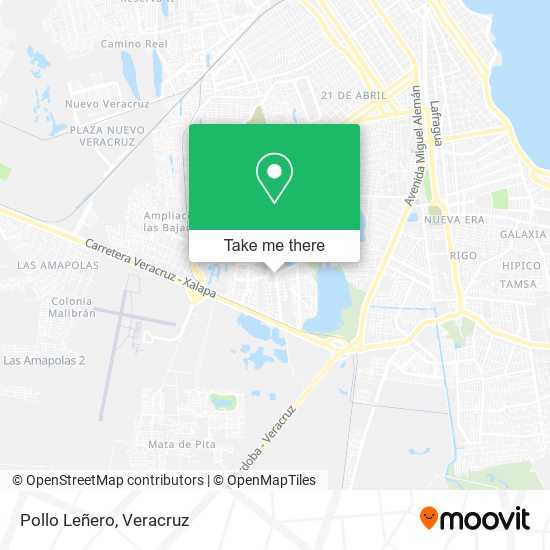 Mapa de Pollo Leñero