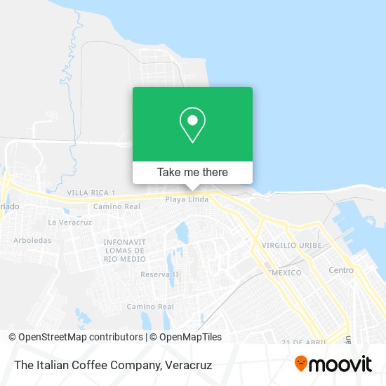 Mapa de The Italian Coffee Company
