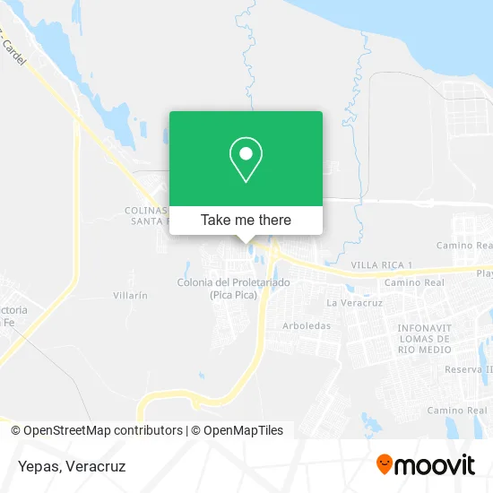 Yepas map