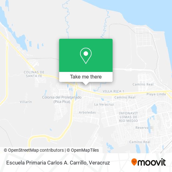 Escuela Primaria Carlos A. Carrillo map