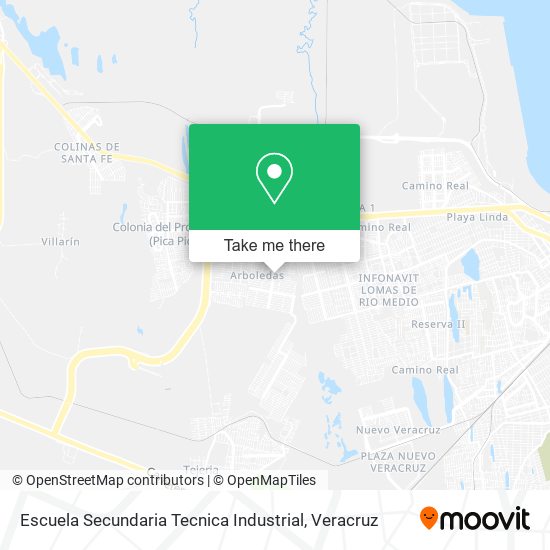 Escuela Secundaria Tecnica Industrial map