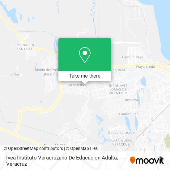 Ivea Instituto Veracruzano De Educacion Adulta map