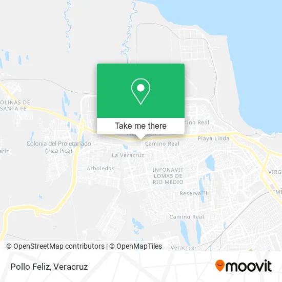 Pollo Feliz map