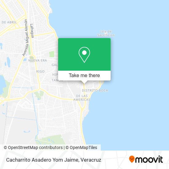 Mapa de Cacharrito Asadero Yom Jaime
