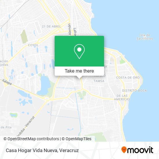 Casa Hogar Vida Nueva map
